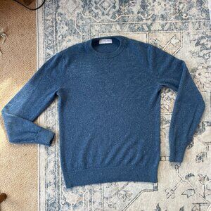 Everlane Men's Grade A Cashmere Sweater Light Blue - Size Small
